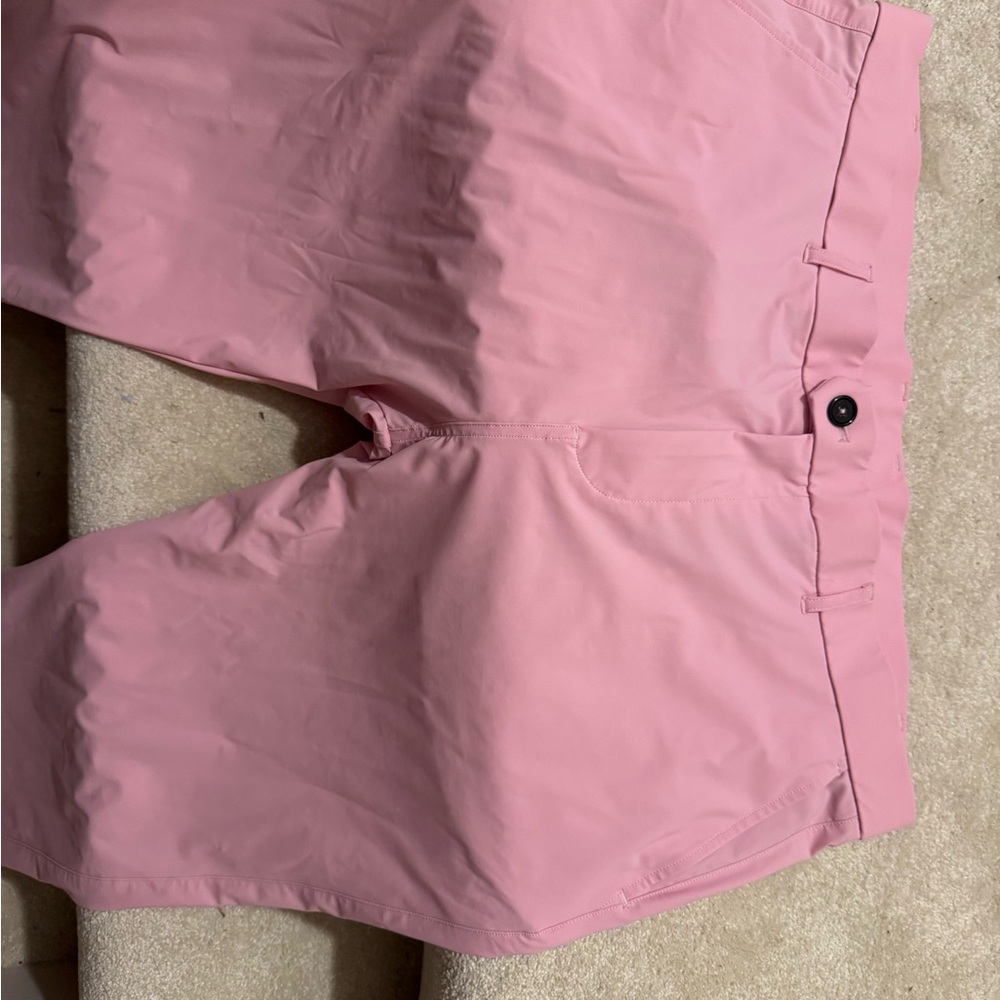 Greyson Pink and White Casual Shorts